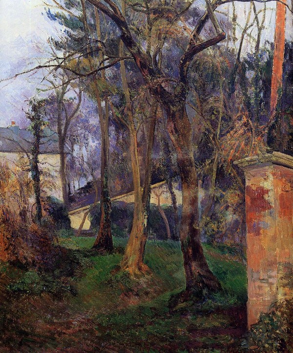 Abandoned Garden, Rouen - Paul Gauguin Painting